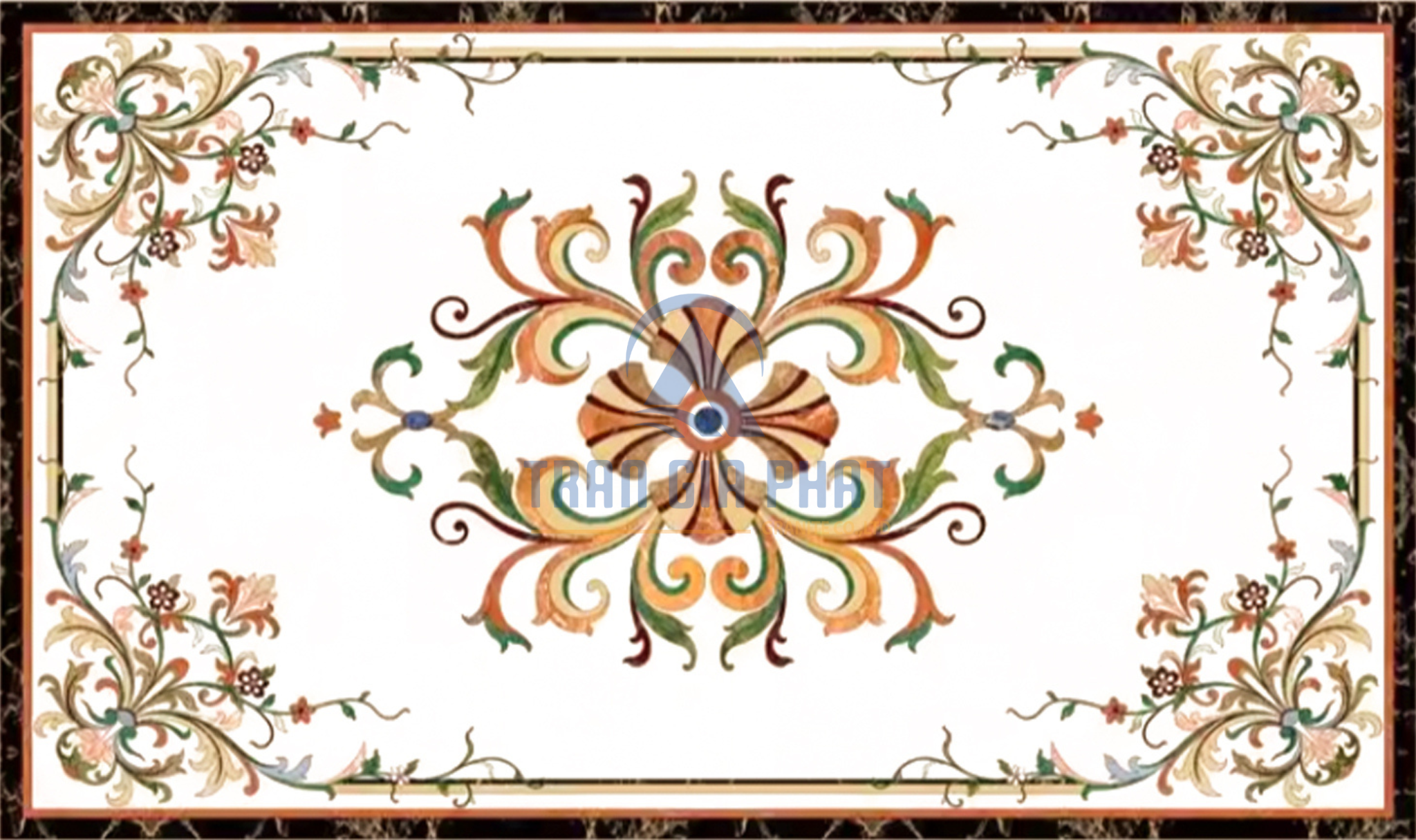 Đá hoa văn chữ nhật cao cấp R018