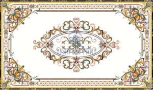 Đá hoa văn chữ nhật cao cấp R019