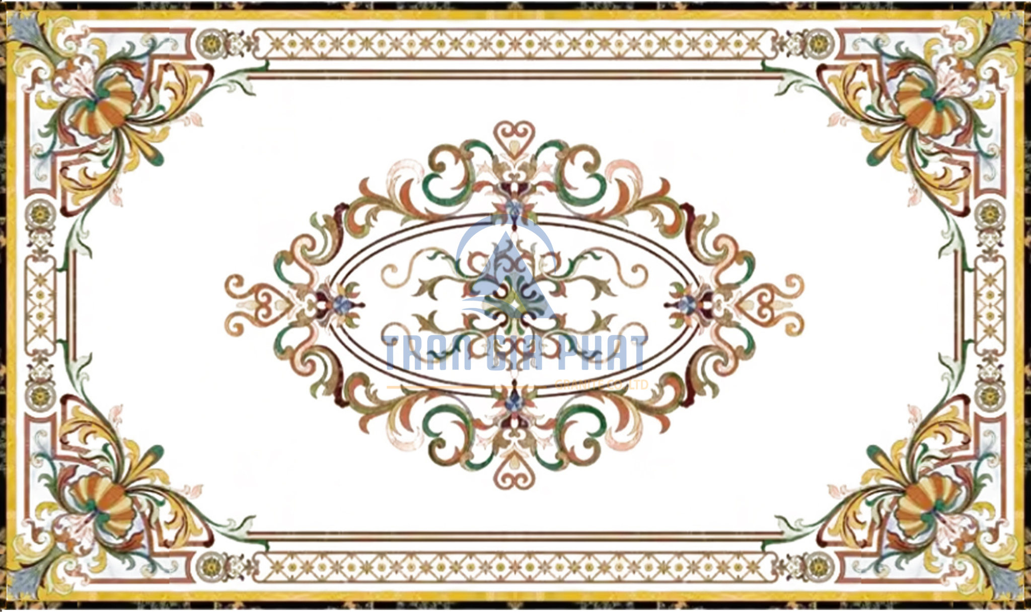 Đá hoa văn chữ nhật cao cấp R019