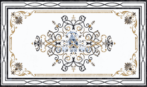 Đá hoa văn chữ nhật hiện đại R136