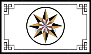 Đá hoa văn chữ nhật hiện đại R138