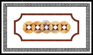 Đá hoa văn chữ nhật hiện đại R139