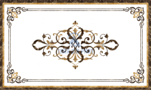 Đá hoa văn chữ nhật hiện đại R142