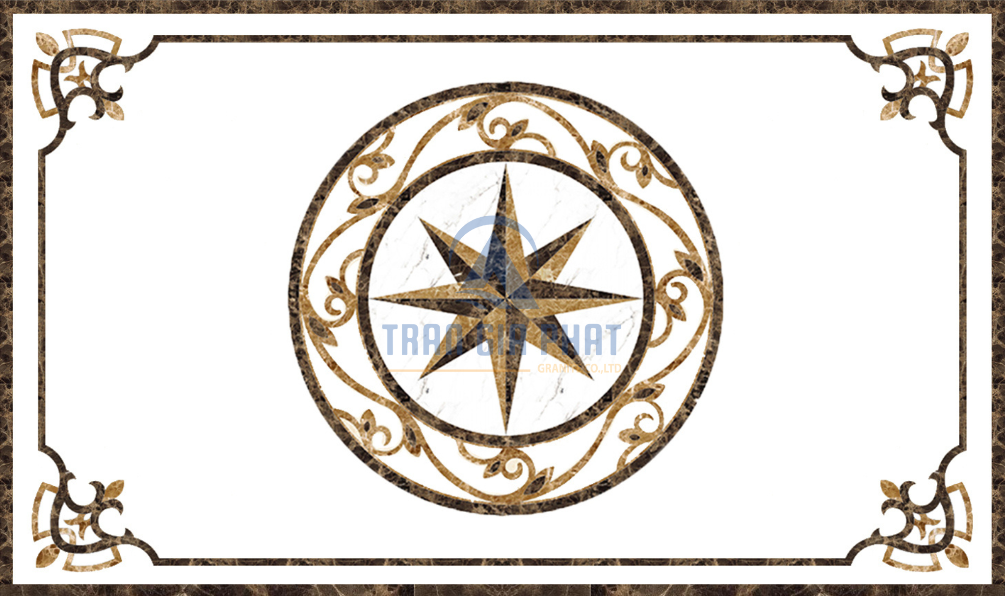 Đá hoa văn chữ nhật hiện đại R143