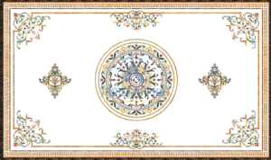 Đá hoa văn chữ nhật cao cấp R046