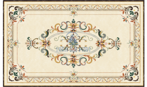 Đá hoa văn chữ nhật cổ điển R050