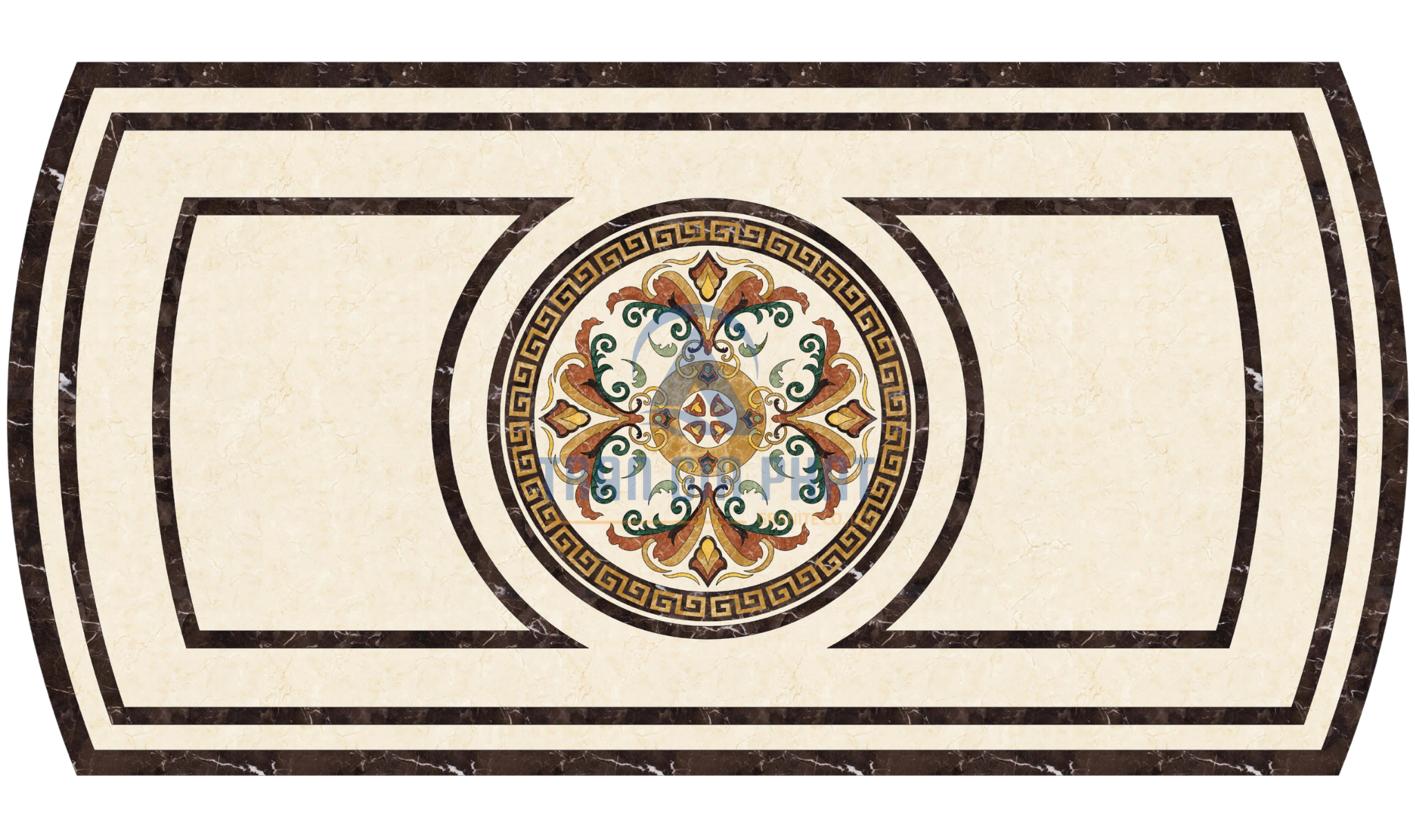 Đá hoa văn chữ nhật hiện đại R061