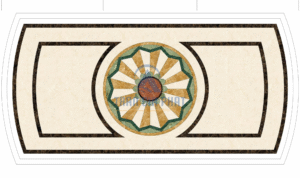 Đá hoa văn chữ nhật hiện đại R062