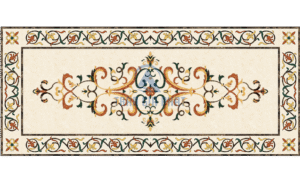 Đá hoa văn chữ nhật cổ điển R070