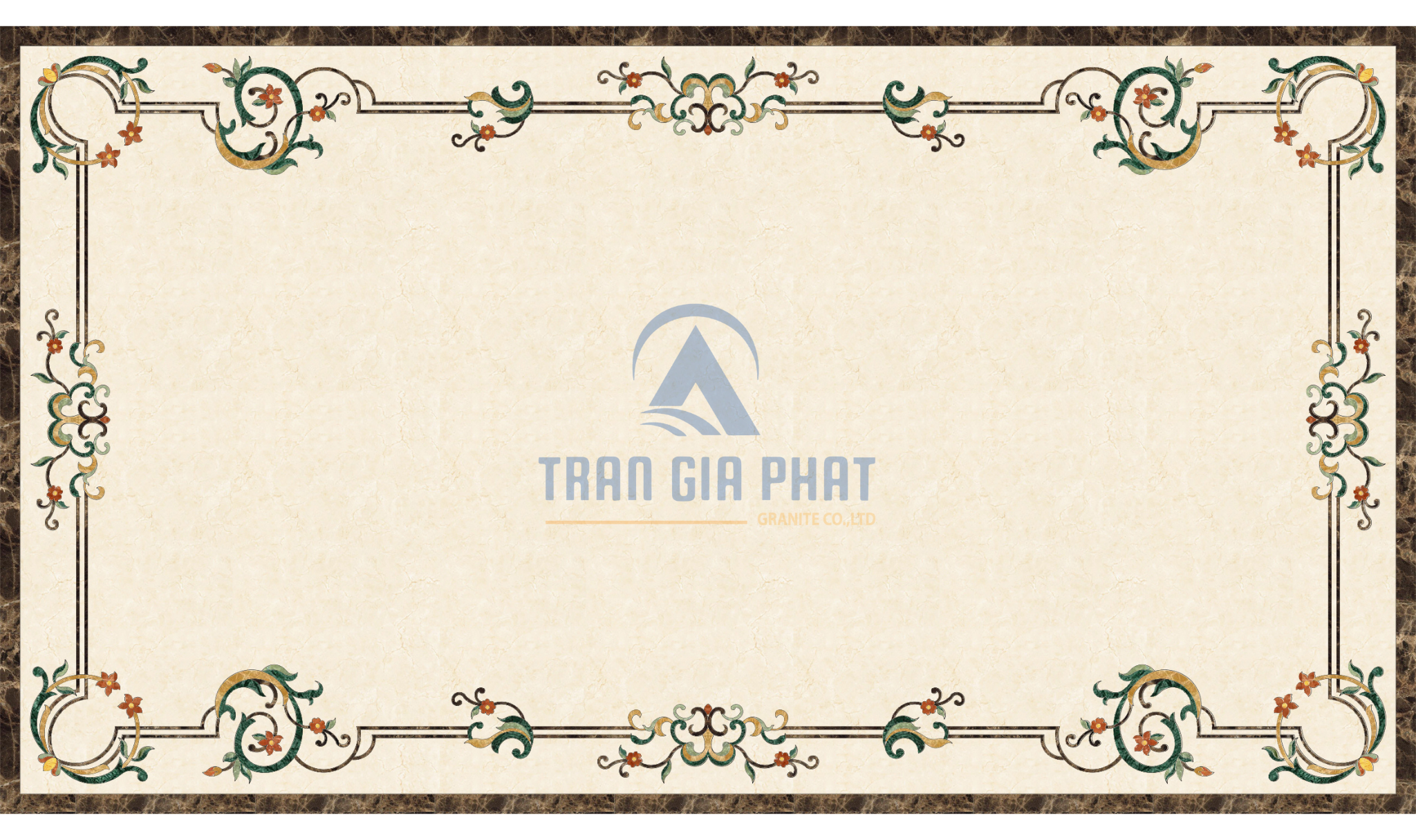 Đá hoa văn chữ nhật hiện đại R088