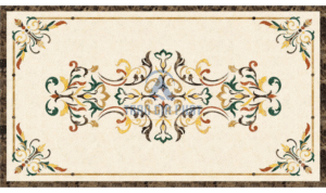 Đá hoa văn chữ nhật cổ điển R195