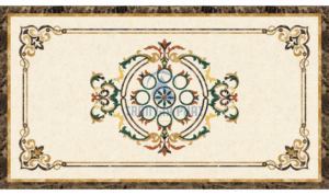 Đá hoa văn chữ nhật cổ điển R105