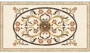 Đá hoa văn chữ nhật cổ điển R106