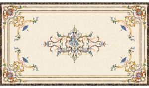 Đá hoa văn chữ nhật cổ điển R108