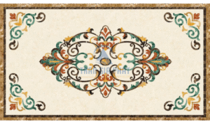 Đá hoa văn chữ nhật cổ điển R109