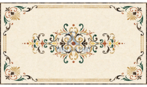 Đá hoa văn chữ nhật cổ điển R117