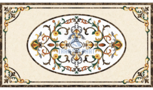 Đá hoa văn chữ nhật cổ điển R118