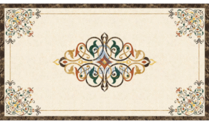 Đá hoa văn chữ nhật cổ điển R120