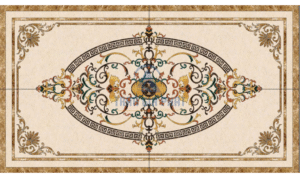 Đá hoa văn chữ nhật cổ điển R121