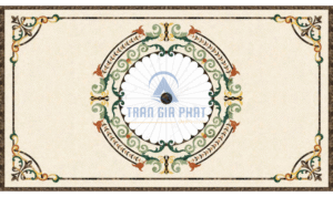 Đá hoa văn chữ nhật cổ điển R122