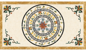 Đá hoa văn chữ nhật cao cấp R124