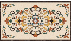 Đá hoa văn chữ nhật cổ điển R127