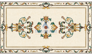 Đá hoa văn chữ nhật cổ điển R134