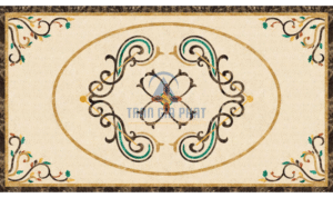 Đá hoa văn chữ nhật cổ điển R137