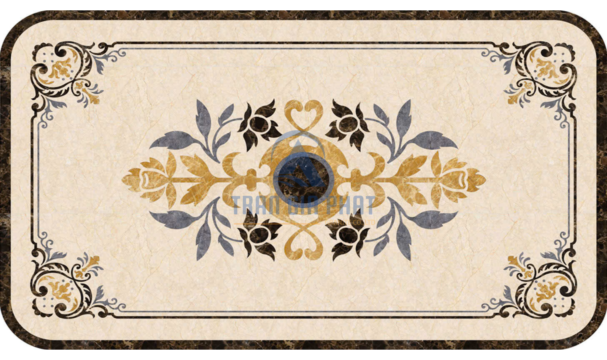 Đá hoa văn chữ nhật hiện đại R142