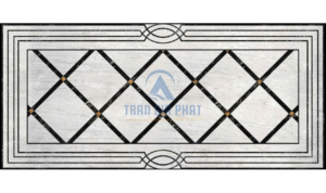 Đá hoa văn chữ nhật hiện đại R147