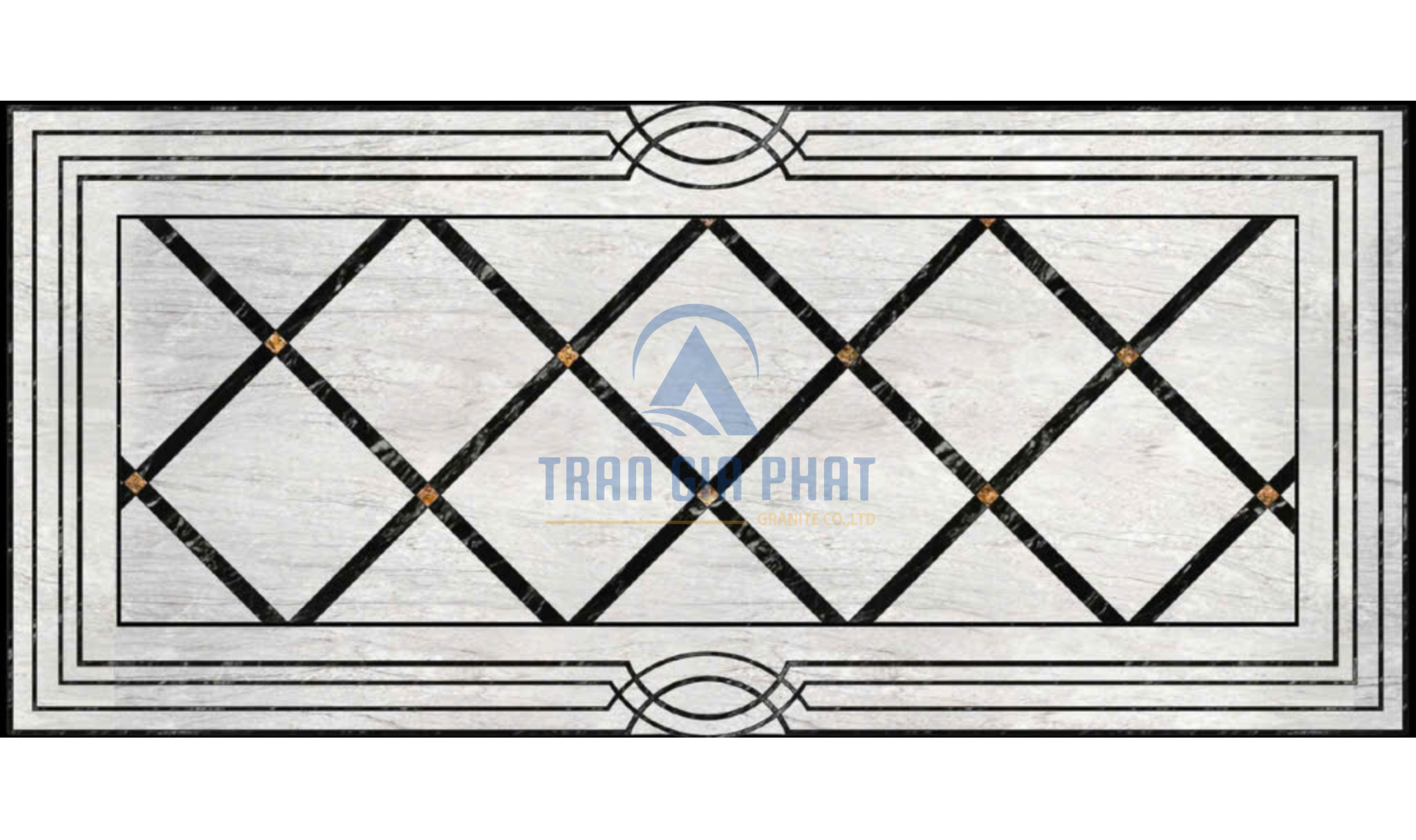 Đá hoa văn chữ nhật hiện đại R147