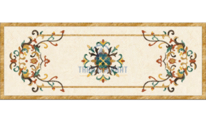 Đá hoa văn chữ nhật cổ điển R154