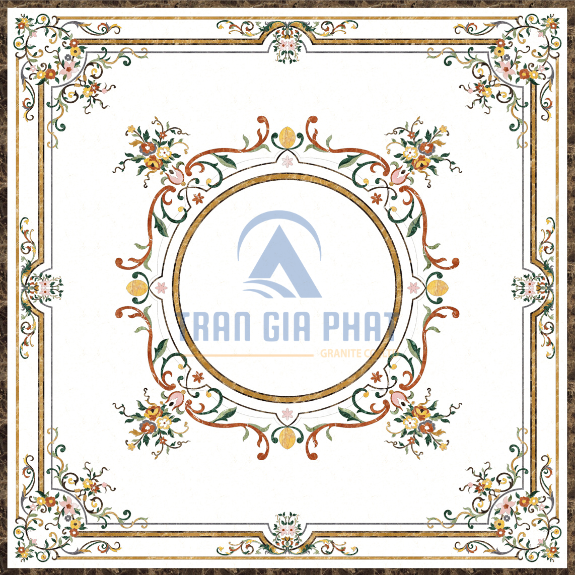 Đá Hoa Văn Vuông Cao Cấp S003