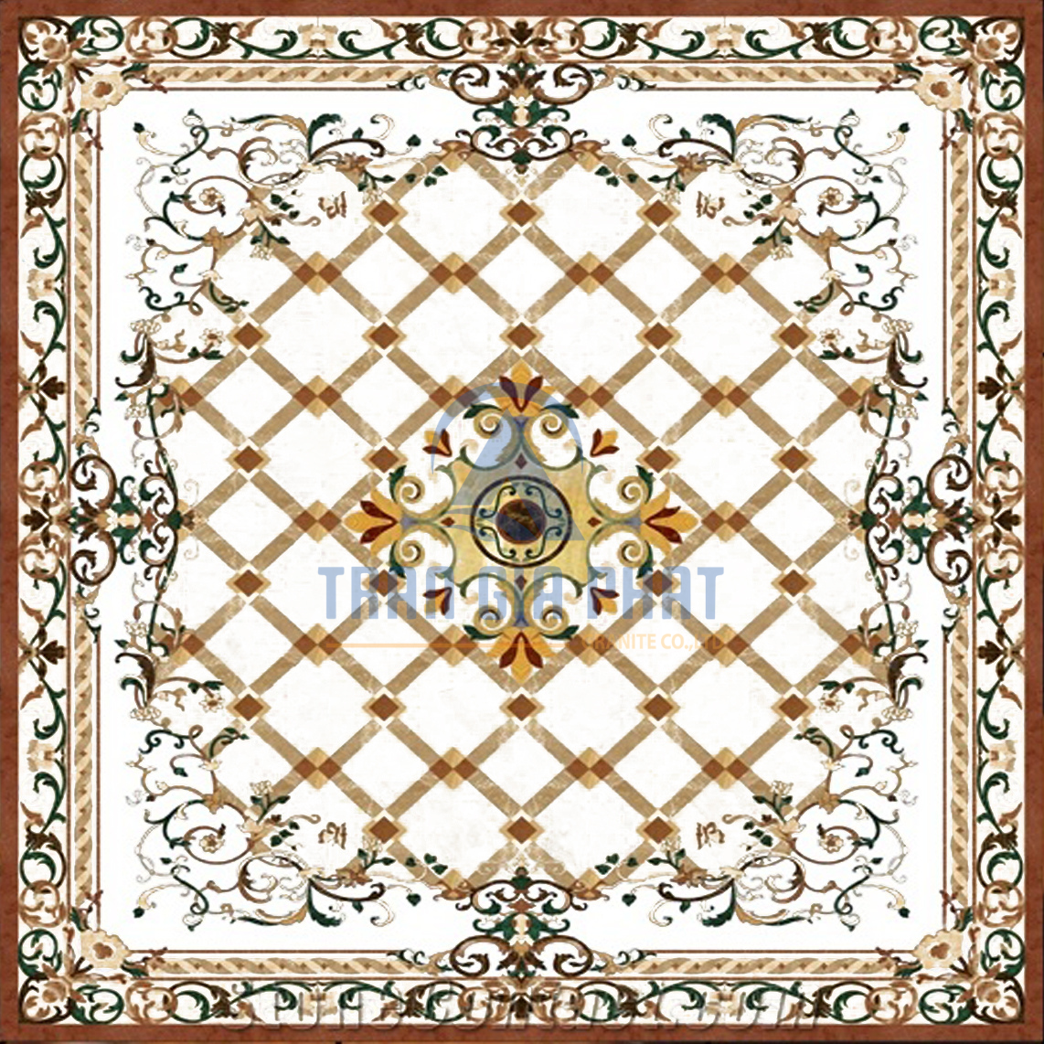 Đá Hoa Văn Vuông Cao Cấp S007
