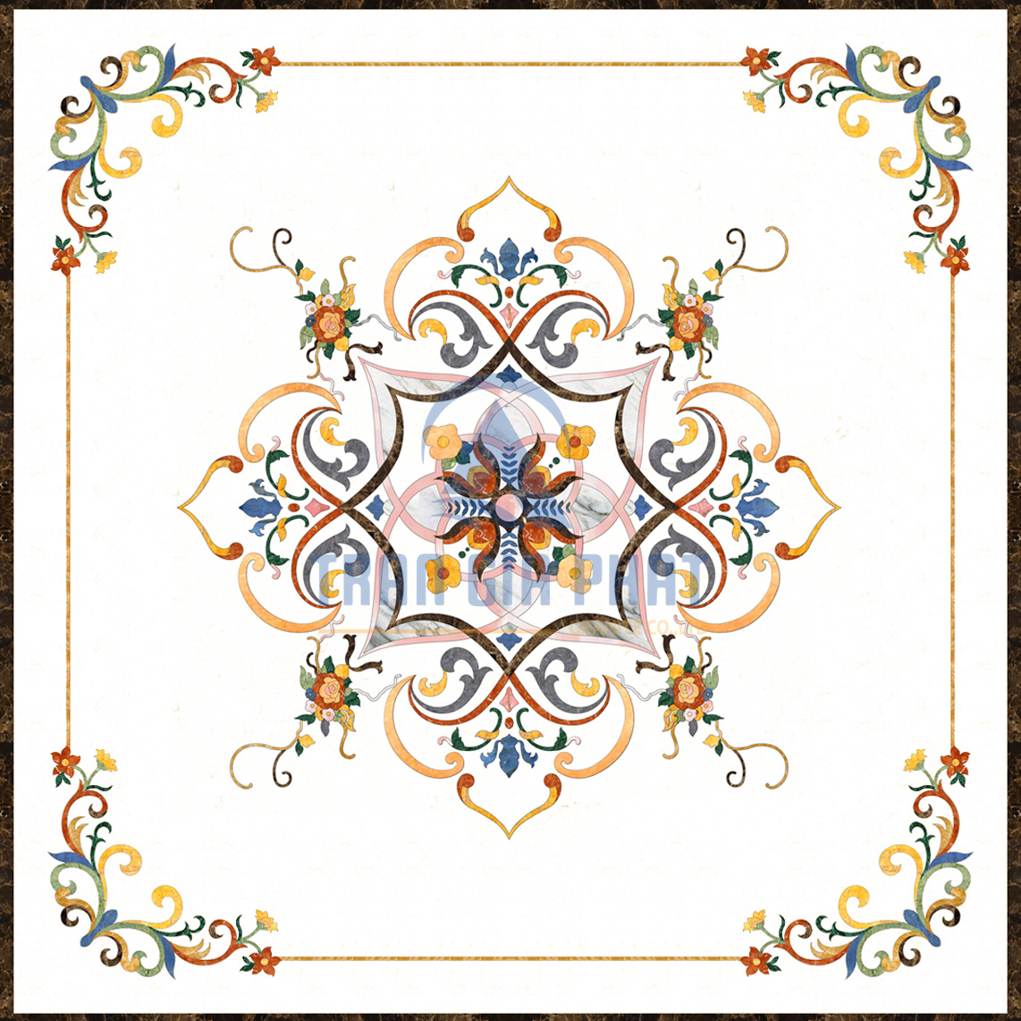 Đá Hoa Văn Vuông Cao Cấp S011