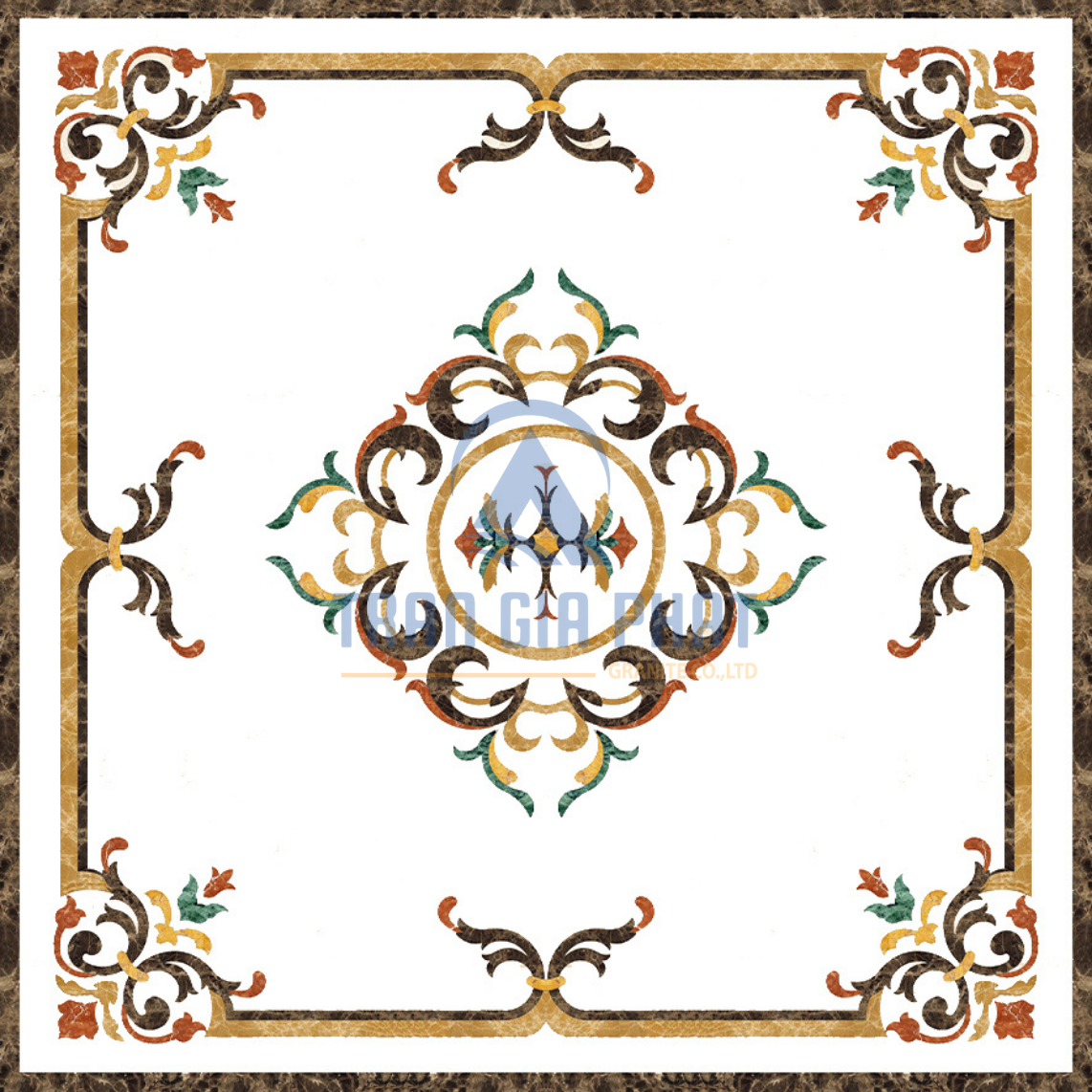 Đá Hoa Văn Vuông Cổ Điển S030