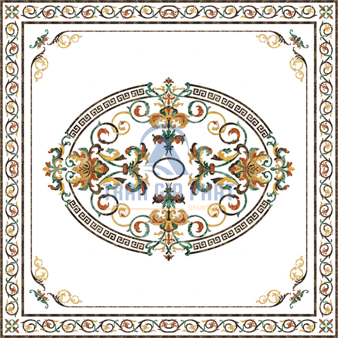 Đá Hoa Văn Vuông Cổ Điển S033