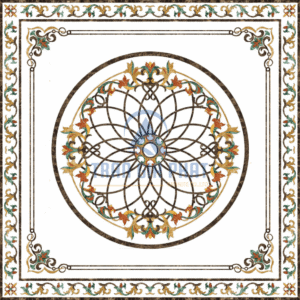 Đá Hoa Văn Vuông Cổ Điển S034