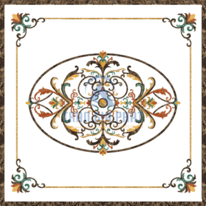 Đá Hoa Văn Vuông Cổ Điển S042