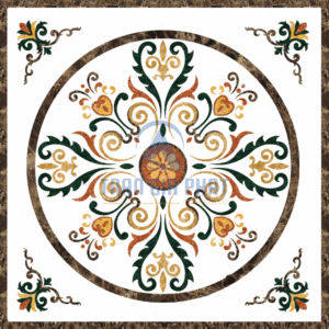 Đá Hoa Văn Vuông Cổ Điển S043