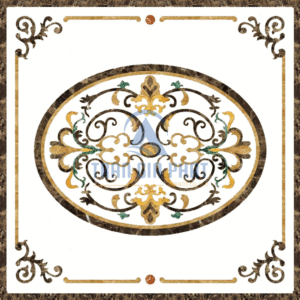 Đá Hoa Văn Vuông Cổ Điển S044