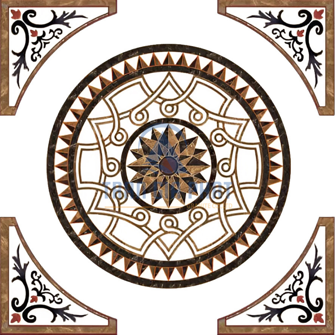 Đá Hoa Văn Vuông Hiện Đại S060