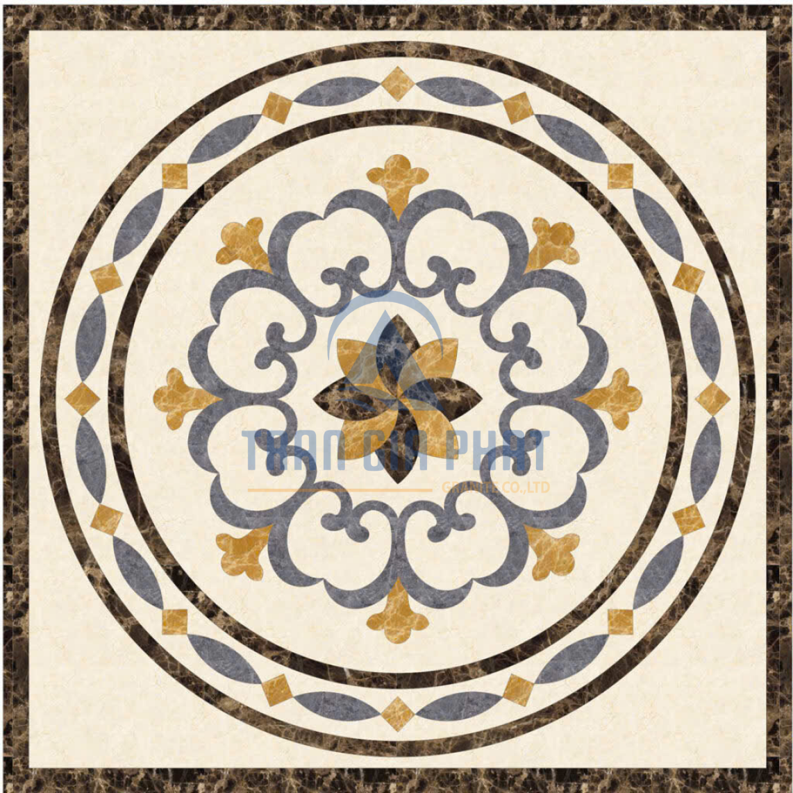 Đá Hoa Văn Vuông Hiện Đại S064