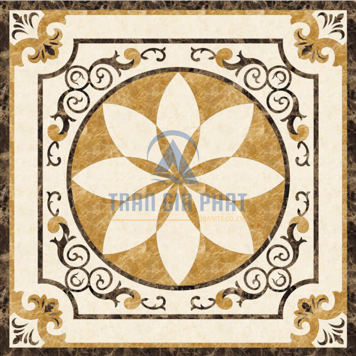 Đá Hoa Văn Vuông Hiện Đại S068
