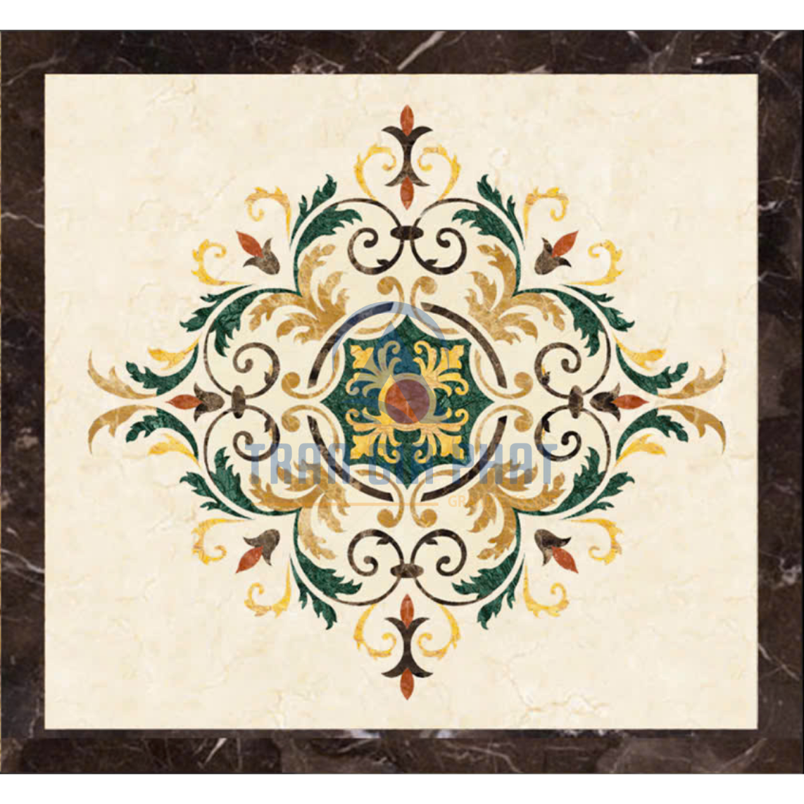 Đá Hoa Văn Vuông Cổ Điển S072