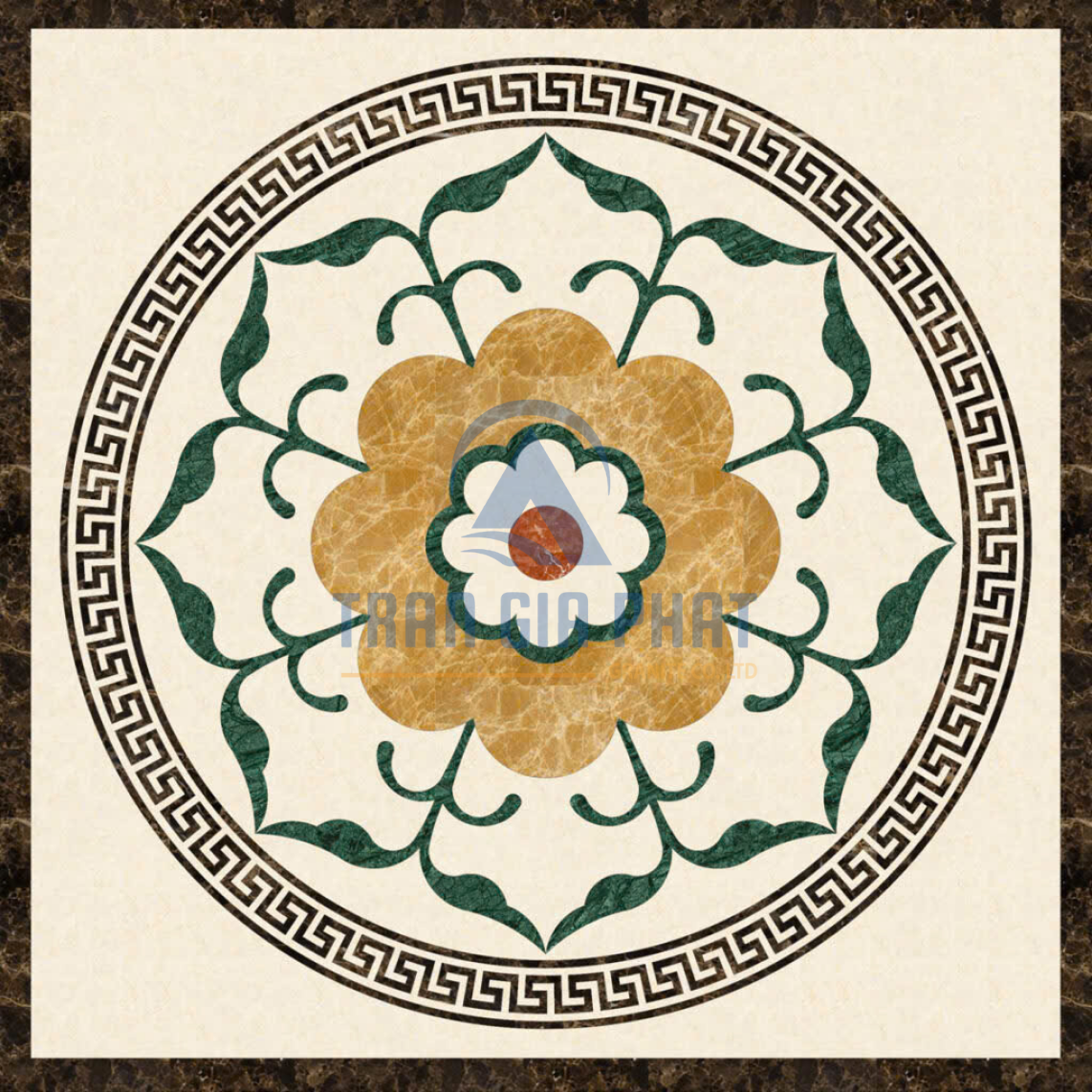 Đá Hoa Văn Vuông Hiện Đại S075