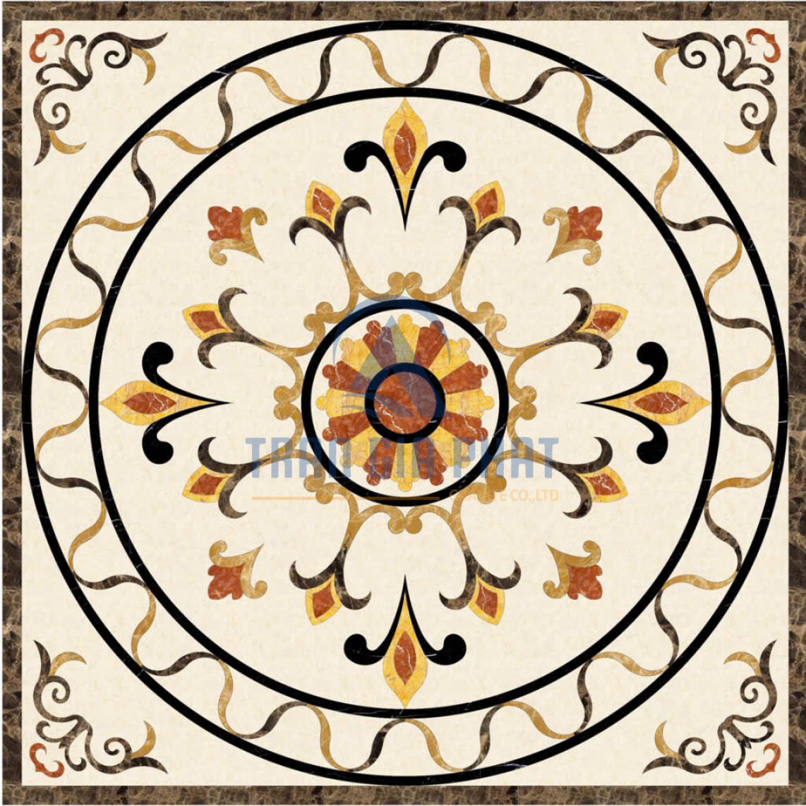 Đá Hoa Văn Vuông Cổ Điển S079