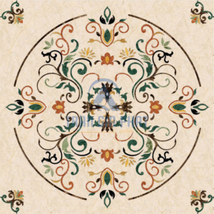 Đá Hoa Văn Vuông Cổ Điển S083