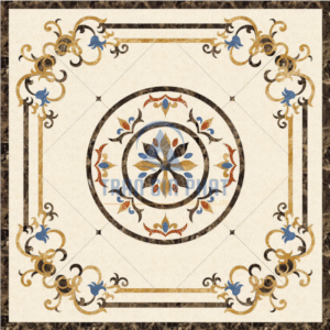 Đá Hoa Văn Vuông Cổ Điển S085