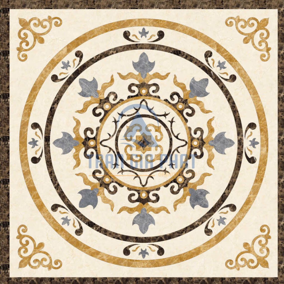 Đá Hoa Văn Vuông Cổ Điển S089